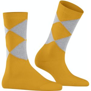 Burlington Darlington damessokken, geel (solar)