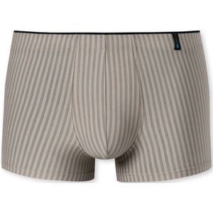 SCHIESSER Long Life Soft boxer (1-pack), heren shorts bruin-grijs gestreept