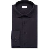 Seidensticker slim fit overhemd, popeline, blauw