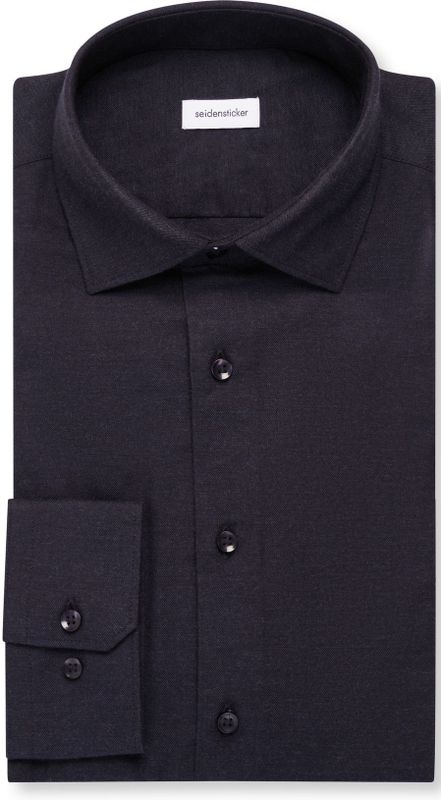 Seidensticker slim fit overhemd, popeline, blauw