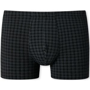 SCHIESSER Cotton Casuals boxer (1-pack), heren shorts zwart geruit -  Maat: XXL