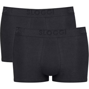 Sloggi Men FREE Evolve Hipster, heren boxershort korte pijp (2-pack), zwart -  Maat: M