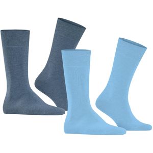 Burlington Everyday 2-Pack herensokken, blauw (light blue)