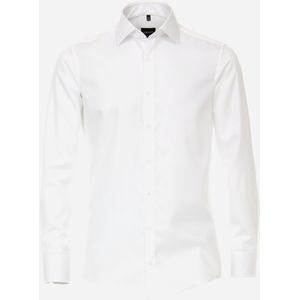 VENTI modern fit overhemd, mouwlengte 72 cm, twill, wit 46