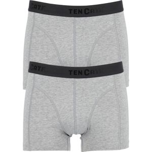 TEN CATE Basics men shorty (2-pack), heren boxers kort, grijs melange