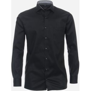 CASA MODA modern fit overhemd, twill, zwart 45