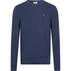 Calvin Klein - Heren Pullover - Donkerblauw - Katoenmengsel