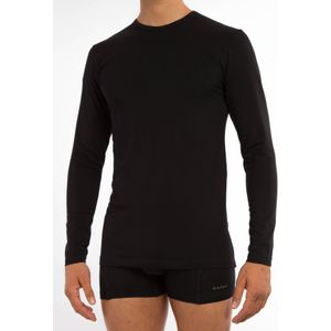Claesen's Basics T-shirt (1-pack), heren T-shirt lange mouw, zwart