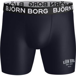 Bjorn Borg Performance boxers, microfiber heren boxers lange pijpen (1-pack), blauw -  Maat: XL
