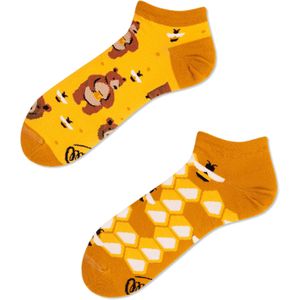 Many Mornings unisex enkelsokken, Honey Bear Low