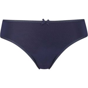 RJ Bodywear Pure Color dames string, donkerblauw -  Maat: XL
