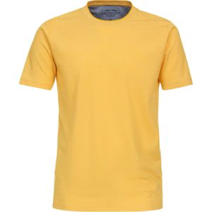Redmond regular fit T-shirt, korte mouw O-hals, geel - Maat: S