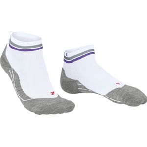 FALKE RU4 Endurance Short Reflect dames running sokken, neon rood (white-neon red)