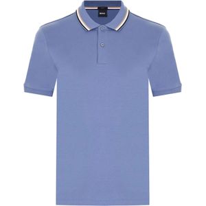 BOSS Penrose slim fit polo, jersey, lavendelblauw