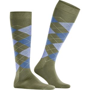 Burlington Manchester heren kniekousen, (salvia)