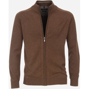 CASA MODA comfort fit vest, bruin -  Maat: 5XL