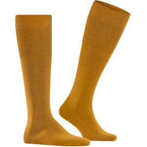 FALKE Airport heren kniekousen, bruin (amber)
