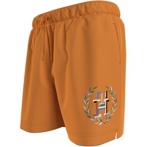 Tommy Hilfiger Medium Drawstring swimshort, heren zwembroek, oranje -  Maat: XL