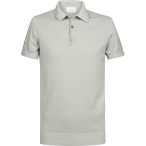 Profuomo slim fit heren polo, groen