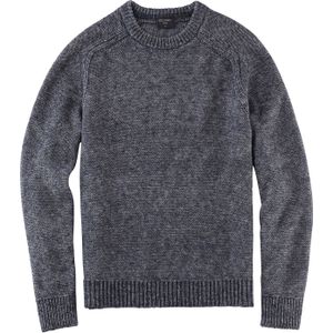 OLYMP Casual modern fit pullover wol- met katoenmengsel, marineblauw -  Maat: S