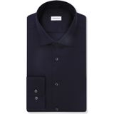 Seidensticker slim fit overhemd, popeline, blauw