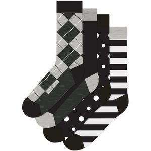Happy Socks Argyle Socks (4-pack), unisex sokken