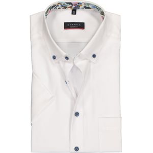 ETERNA modern fit overhemd korte mouw, Oxford, wit (contrast) 44