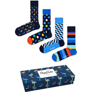 Happy Socks Happy Socks Navy Gift Box (4-pack), unisex sokken, unisex sokken