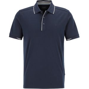 OLYMP Polo Casual, modern fit polo, marine blauw