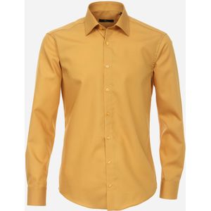 VENTI modern fit overhemd, popeline, geel 45