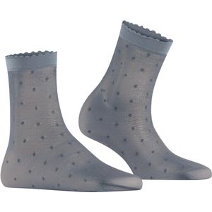 FALKE Dot 15 DEN dames sokjes, grijs (pearl grey)