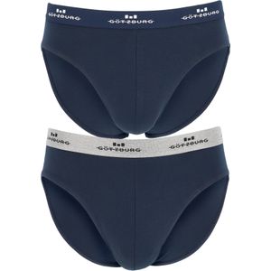 Gotzburg heren slips (2-pack), donkerblauw -  Maat: XXL