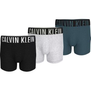 Calvin Klein Boxer Briefs (3-pack), heren boxers extra lang, zwart, grijs, petrol