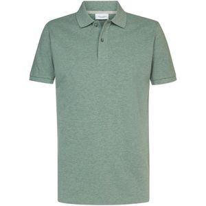 Profuomo slim fit heren polo, groen - Maat: S