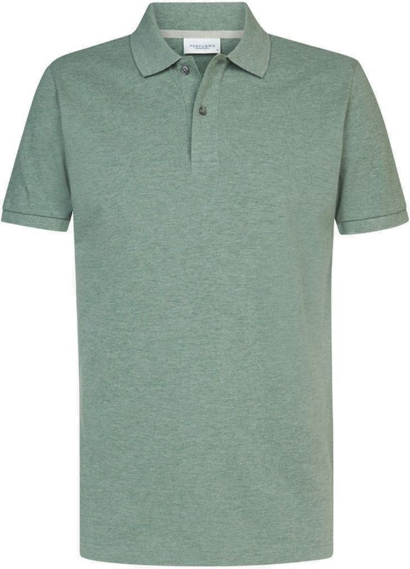 Profuomo slim fit heren polo, groen - Maat: S