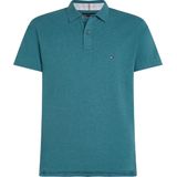 Tommy Hilfiger - 1985 Slim Polo - Heren Poloshirt - Groen Melange