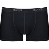 Sloggi Men Basic Short, heren boxershort korte pijp (1-pack), zwart -  Maat: S