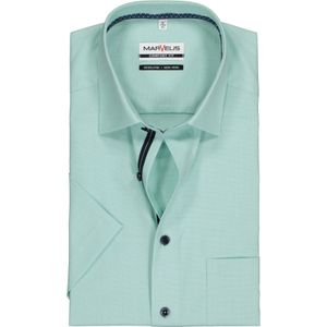 MARVELIS comfort fit overhemd, korte mouw, fil a fil, lichtgroen (contrast) 45