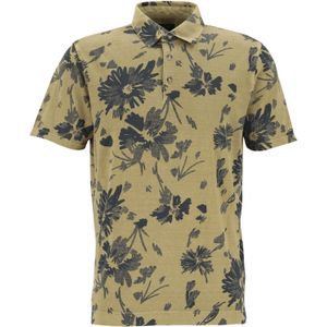 OLYMP Polo Casual, modern fit polo, kaki dessin