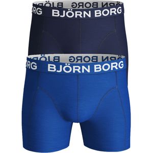 Bjorn Borg boxershorts Core, 2-pack, kobalt- en donkerblauw