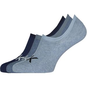 Calvin Klein herensokken Albert (3-pack), onzichtbare sokken, drie tinten denim blauw -  Maat: One size