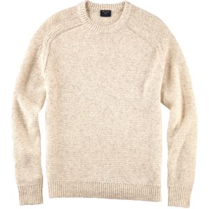 OLYMP Casual modern fit pullover wol- met katoenmengsel, gebroken wit -  Maat: L