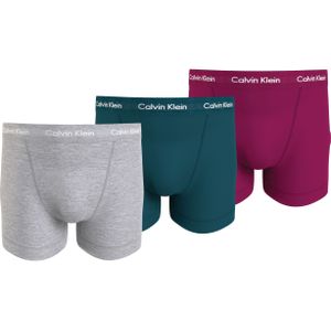 Calvin Klein Trunk (3-pack), heren boxers normale lengte, multicolor -  Maat: XL
