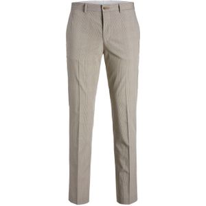 JACK & JONES Solaris Check Trouser loose fit, heren pantalon, wit Pepper