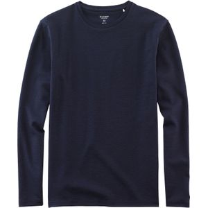 OLYMP Level Five Casual body fit T-shirt, marineblauw -  Maat: XL