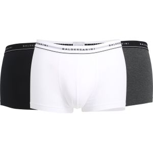 BALDESSARINI heren boxer normale lengte (3-pack), donkergrijs melange