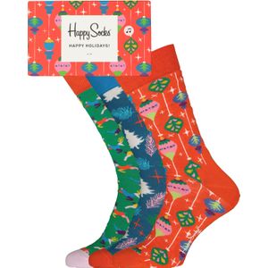 Happy Socks sokken, Singing Retro Holiday Gift Box (3-pack)
