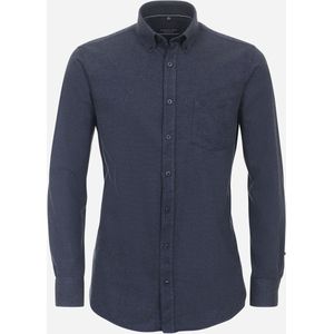 CASA MODA Sport comfort fit overhemd, flanel, blauw 37/38