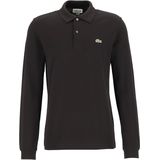 Lacoste Classic Fit polo lange mouw, zwart -  Maat: XL