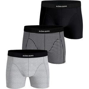 Bjorn Borg Cotton Stretch boxers, heren boxers normale lengte (3-pack), multicolor